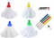 Janit-X Big White Mop Head Green (10 Mop Pack) - ONE CLICK SUPPLIES