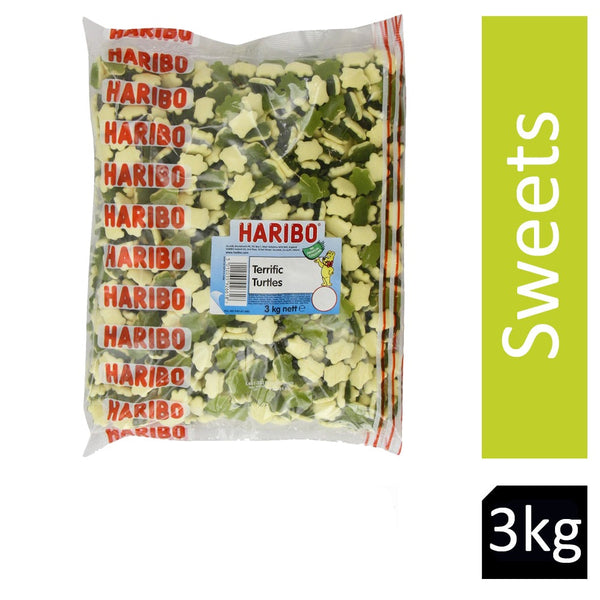 Haribo Terrific Turtles Sweets Bag 3kg - ONE CLICK SUPPLIES