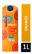 Princes 100% Pure Orange Juice 12 x 1L Tetra Pack - ONE CLICK SUPPLIES