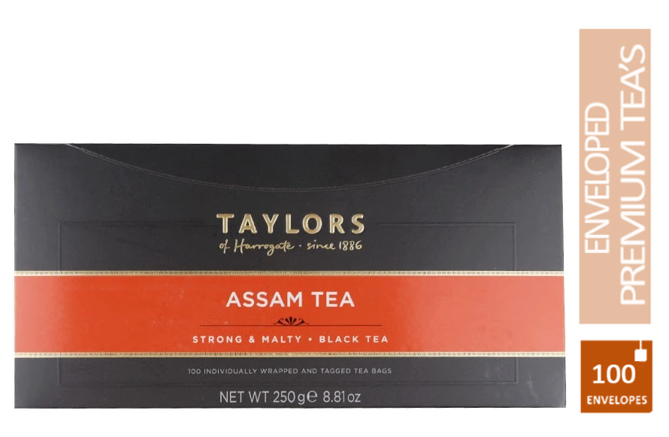 Taylors of Harrogate Wrapped Assam Enveloped Tea Pack 100’s - ONE CLICK SUPPLIES