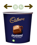 Kenco Cadbury Hot Chocolate In-Cup 25s, 76mm - ONE CLICK SUPPLIES