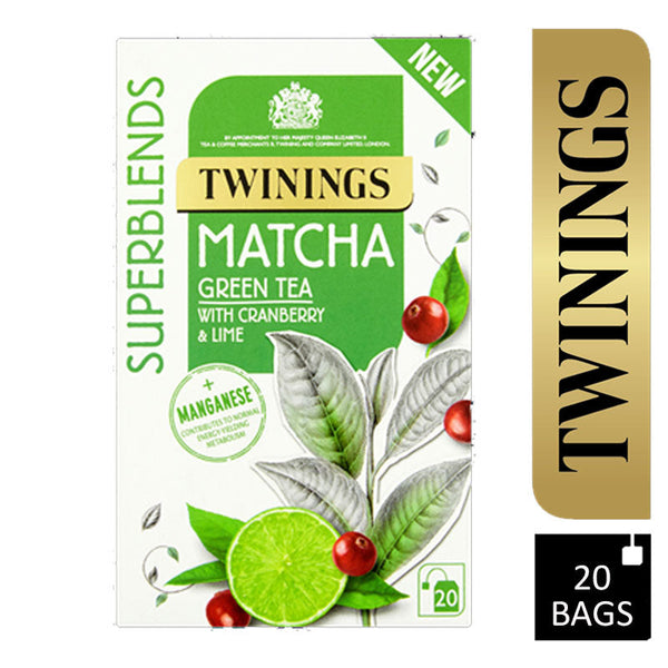 Twinings Super Blends Matcha Envelopes 20's - ONE CLICK SUPPLIES