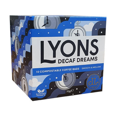 Lyons Decaf Dreams Coffee Break Bags 10's - ONE CLICK SUPPLIES