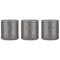 Accents Charcoal Tea/Coffee/Sugar Canisters 3 Set - ONE CLICK SUPPLIES