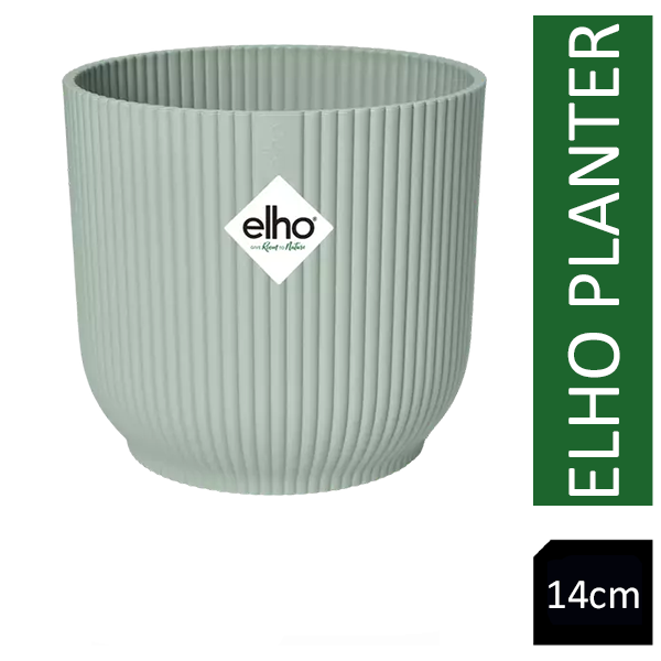 Elho Vibes Sorbet Green Fold Round Planter 14cm - ONE CLICK SUPPLIES