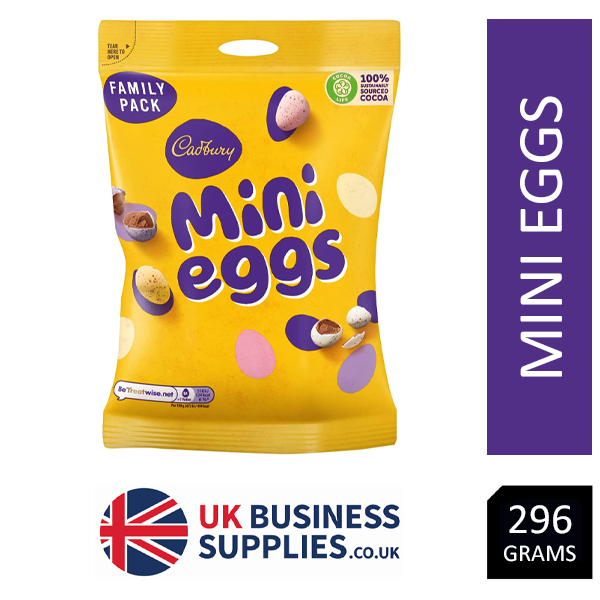 Cadbury Mini Eggs Family Bag, 8 x 296g - ONE CLICK SUPPLIES