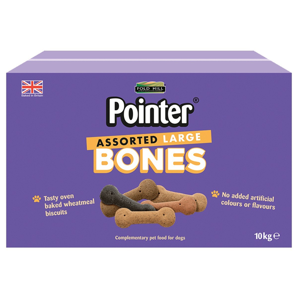 Fold Hill Pointer Assorted Large Bones 10kg - ONE CLICK SUPPLIES