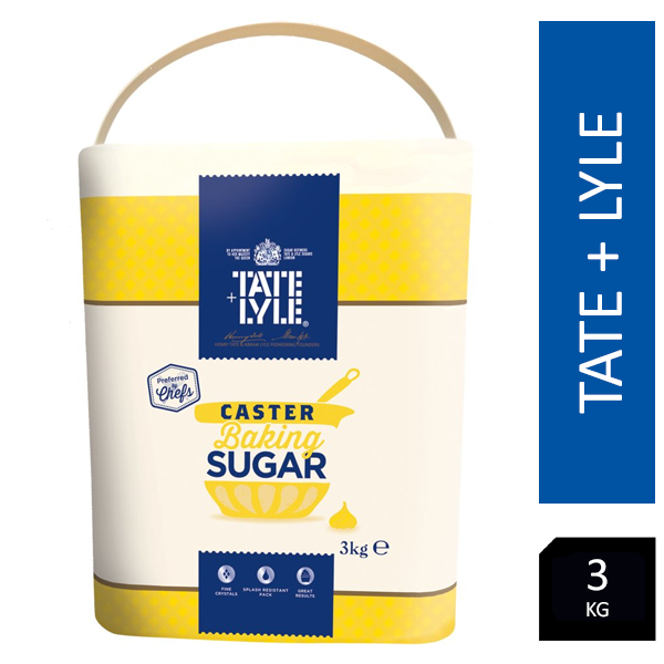 Tate & Lyle Pure Cane Caster Sugar 3kg