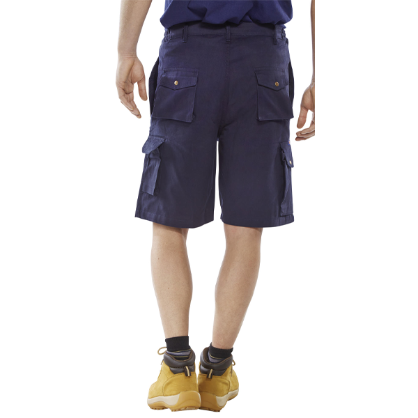 B-Click Navy Work Shorts {All Sizes}