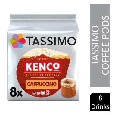 Tassimo Kenco Cappuccino Pods 16's (8 Drinks) - ONE CLICK SUPPLIES