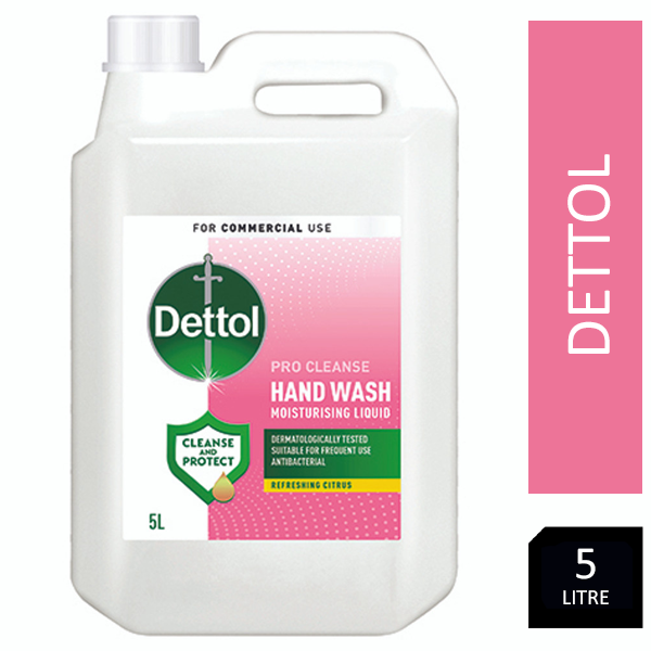 Dettol Pro Cleanse Antibacterial Hand Wash Soap Citrus 5L