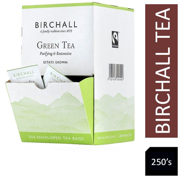 Birchall Green Tea Envelopes 250's - ONE CLICK SUPPLIES