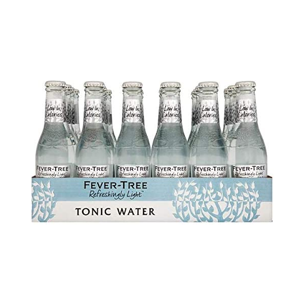 Fever Tree Refreshingly Light Tonic Water 24 x 200ml (Glass Bottle) - ONE CLICK SUPPLIES