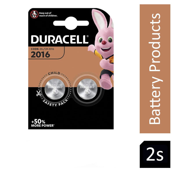 Duracell Lithium Battery {DL2016} Pack of 2 - ONE CLICK SUPPLIES