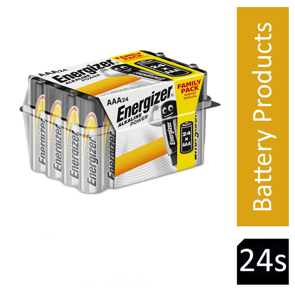 Energizer AAA Batteries, Alkaline Power Triple A Batteries, 24 Pack - ONE CLICK SUPPLIES