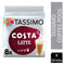 Tassimo Costa Latte Coffee Capsules (5 x 16 Pods,40 Servings) - ONE CLICK SUPPLIES