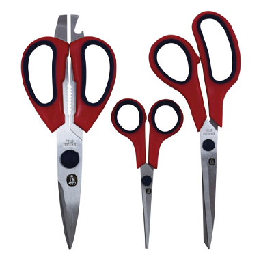 Spear & Jackson Soft Feel Scissors 3 Pack - ONE CLICK SUPPLIES