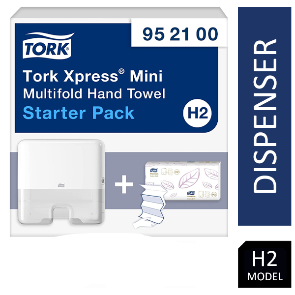 Tork 952100 Xpress Mini Multifold Hand Towel Starter Pack - ONE CLICK SUPPLIES
