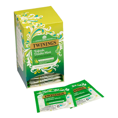 Twinings Refresh Double Mint Pyramids 15's - ONE CLICK SUPPLIES