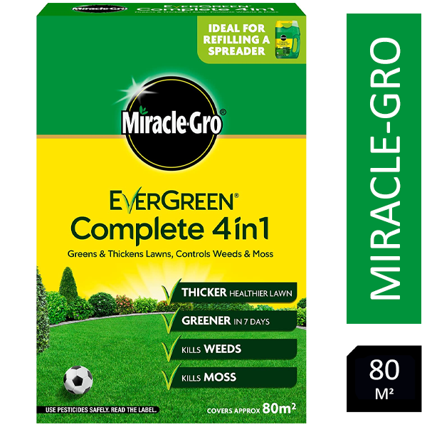 Miracle-Gro Evergreen Complete 4in1 80m2 - ONE CLICK SUPPLIES