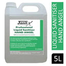 Janit-X Professional Hand Angel Sanitiser LIQUID 80% Alcohol x 5L - ONE CLICK SUPPLIES