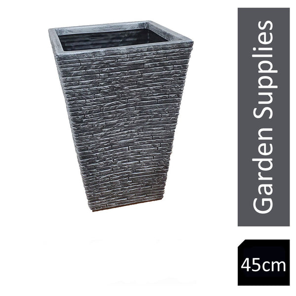 Strata Slate Pewter Large 45cm Planter - ONE CLICK SUPPLIES