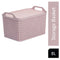 Strata Pink Small Handy Basket With Lid {16.5cm x 24cm} 8L - ONE CLICK SUPPLIES