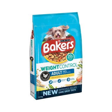 Bakers Weight Control Chicken & Vegetables Dry Dog Food 12.5kg - ONE CLICK SUPPLIES