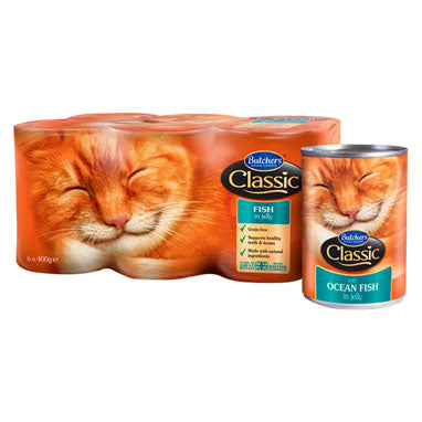 Butcher's Cat Food Classic Fish Variety Pack in Jelly 6 x 400g - ONE CLICK SUPPLIES