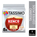 Tassimo Kenco Flat White Pods (Pack of 8) 4051498 - ONE CLICK SUPPLIES