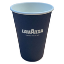 9oz Lavazza Paper Vending Cups Swirl Design Blue x 1000 - ONE CLICK SUPPLIES