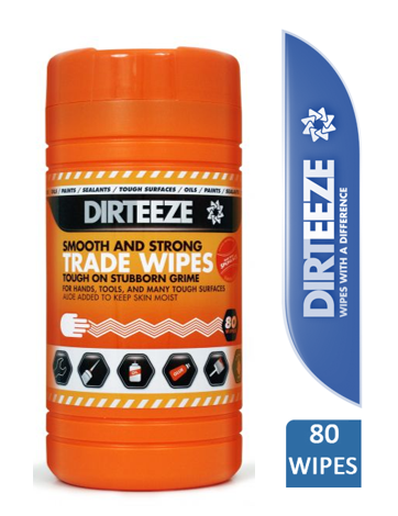 Dirteeze Smooth & Strong Trade Wipes 80's - ONE CLICK SUPPLIES