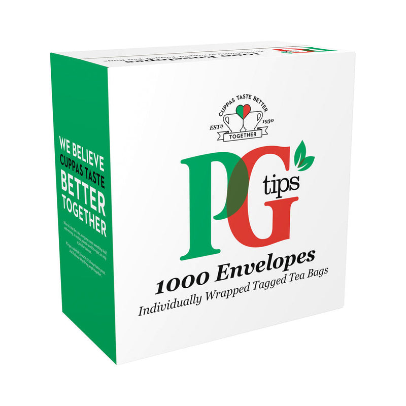 PG Tips Envelope Tea Bags BULK Pack x 1000 - ONE CLICK SUPPLIES