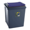 Wham Recycle It Blue Bin & Lid 50 Litre - ONE CLICK SUPPLIES
