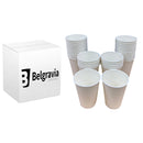 Belgravia 8oz White Paper Cups 1000s - ONE CLICK SUPPLIES
