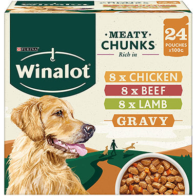 Winalot Perfect Portions in Gravy 24 x 100g - ONE CLICK SUPPLIES