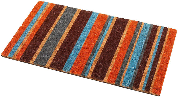 Addis Striped Door mat Size: 70 x 40 cm - ONE CLICK SUPPLIES