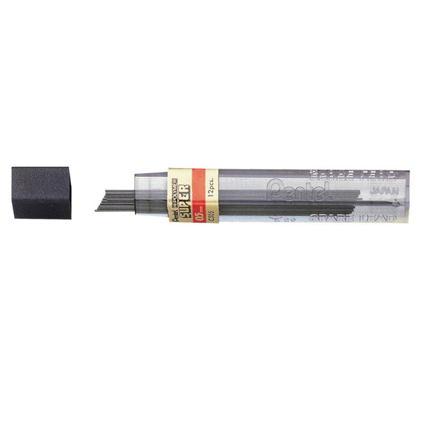 Pentel Pencil Lead Refill 2B 0.5mm Lead 12 Leads Per Tube (Pack 12) C505-2B - ONE CLICK SUPPLIES