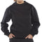 Beeswift Workwear Black Crew Necked Sweatshirt {All Sizes} - ONE CLICK SUPPLIES