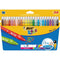Bic Kids Couleur Assorted Felt Pens (841800) Pack 24's - ONE CLICK SUPPLIES