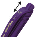 Pentel Energel X Gel Retractable Gel Rollerball Pen 0.7mm Tip 0.35mm Line Violet (Pack 12) - BL107-VX - ONE CLICK SUPPLIES