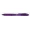 Pentel Energel X Gel Retractable Gel Rollerball Pen 0.7mm Tip 0.35mm Line Violet (Pack 12) - BL107-VX - ONE CLICK SUPPLIES