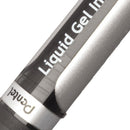 Pentel Energel XM Gel Rollerball Pen 0.7mm Tip 0.35mm Line Black (Pack 12) - BL57-AO - ONE CLICK SUPPLIES