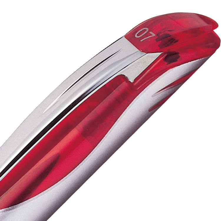 Pentel Energel XM Gel Rollerball Pen 0.7mm Tip 0.35mm Line Red (Pack 12) - BL57-BO - ONE CLICK SUPPLIES