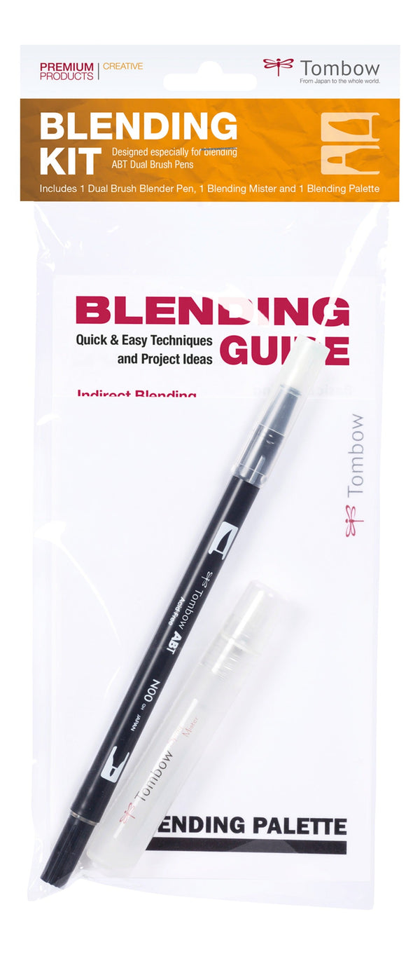 Tombow Blending Kit For Blending Water Based Brush Pens (Pack 4) - BLENDING-KIT - ONE CLICK SUPPLIES