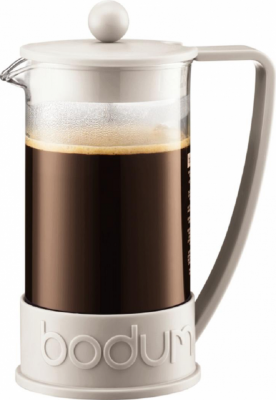 Bodum Brazil Coffee Press 8 Cup 1L Off White (10938913) - ONE CLICK SUPPLIES