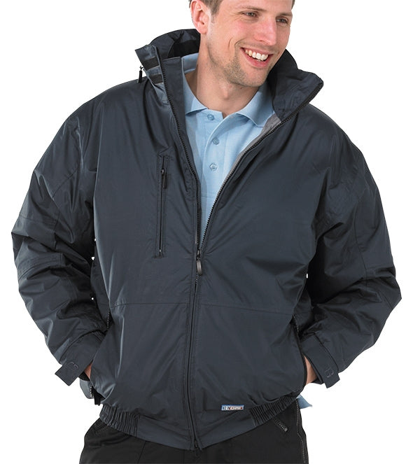 Bomber Jacket Waterproof & Polar Fleece Lined Navy {All Sizes} - ONE CLICK SUPPLIES