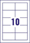 Avery Business Card Single Sided 10 Per Sheet 200gsm Matt (Pack 250) C32011-25 - ONE CLICK SUPPLIES