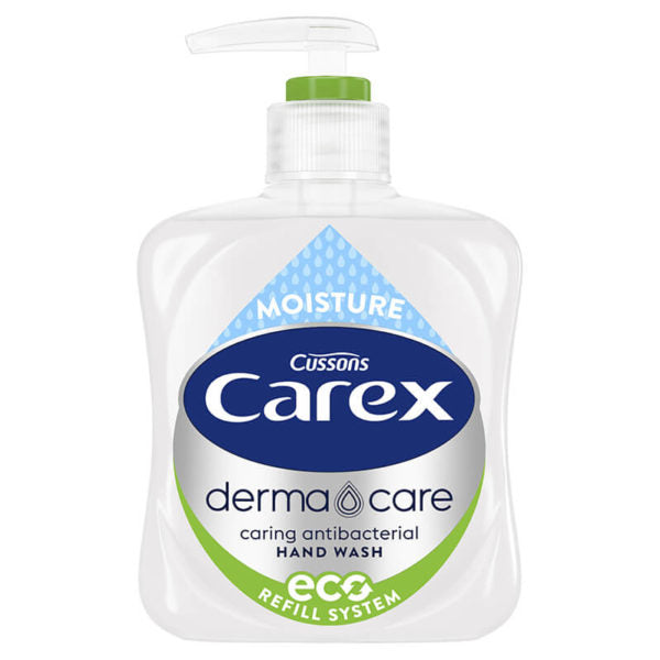 Carex Antibacterial Derma Care Moisture Handwash 6 x 250ml - ONE CLICK SUPPLIES