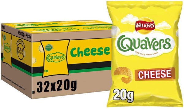 Walkers Quavers 20g (Pack of 32) - ONE CLICK SUPPLIES